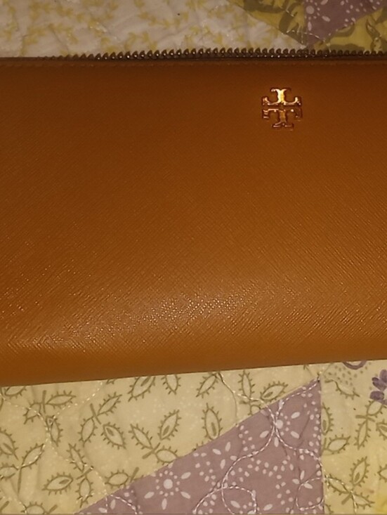 Tory Burch Handbags - Tory Burch Zip-Around Continental Wallet in Cognac